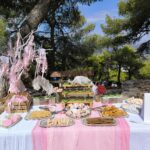Candy bar βάπτισης αερόστατο